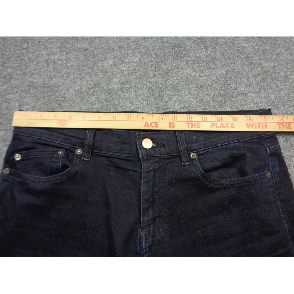 Mugsy Darkest Blues Jeans Men's 36x30 Blue Denim Stretch Comfort Dark Wash - Picture 11 of 13